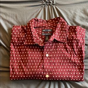 Classic fit button up dress shirt
